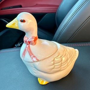 Ceramica de Cuernavaca Vintage 1986 Duck Sugar/Salt Bowl